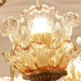 6 Lys Tradisjonell Klassisk Integrert Metalllysekrone