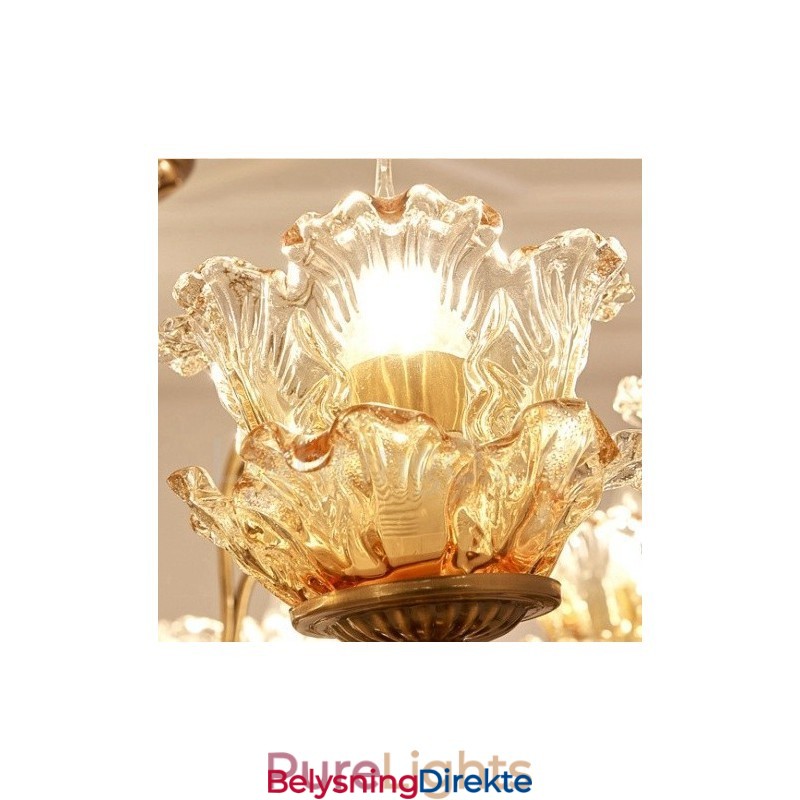 8-Lys Tradisjonell Klassisk Integrert Metalllysekrone