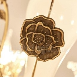 15-Lys Tradisjonell Klassisk Integrert Metalllysekrone