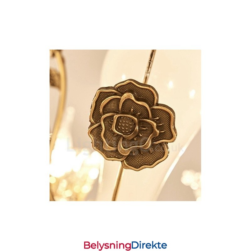 15-Lys Tradisjonell Klassisk Integrert Metalllysekrone