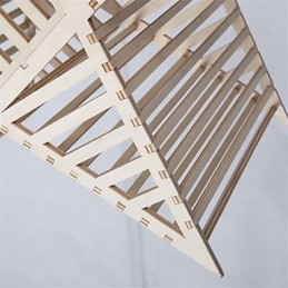 Vintage Femkantet Stjernelysekrone I Tre