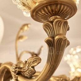 15-Lys Tradisjonell Klassisk Integrert Metalllysekrone