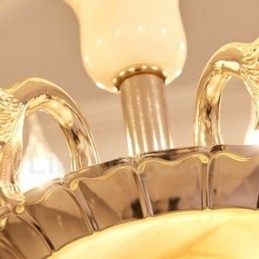 6 Lys Tradisjonell Klassisk Integrert Metalllysekrone