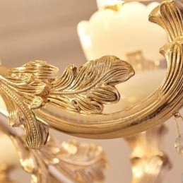 8-Lys Tradisjonell Klassisk Integrert Metalllysekrone