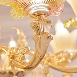 8-Lys Tradisjonell Klassisk Integrert Metalllysekrone