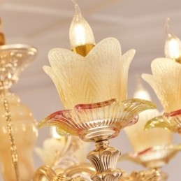 8-Lys Tradisjonell Klassisk Integrert Metalllysekrone