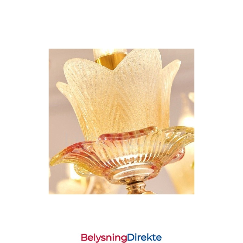 8-Lys Tradisjonell Klassisk Integrert Metalllysekrone