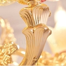 15-Lys Tradisjonell Klassisk Integrert Metalllysekrone