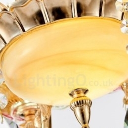 15-Lys Tradisjonell Klassisk Integrert Metalllysekrone