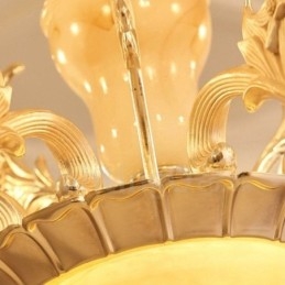 15-Lys Tradisjonell Klassisk Integrert Metalllysekrone