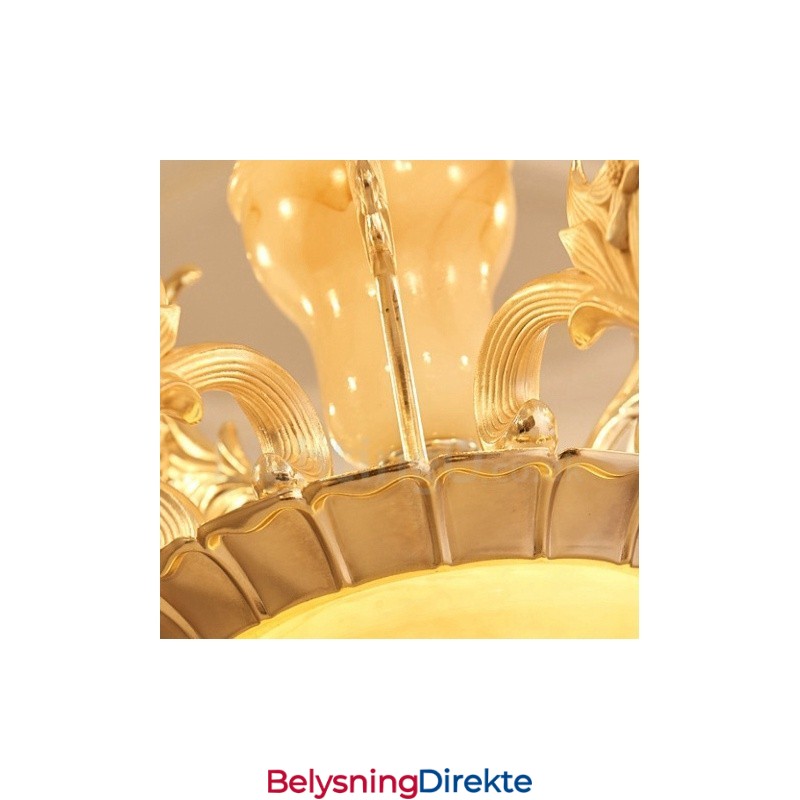 15-Lys Tradisjonell Klassisk Integrert Metalllysekrone