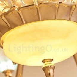 15-Lys Tradisjonell Klassisk Integrert Metalllysekrone