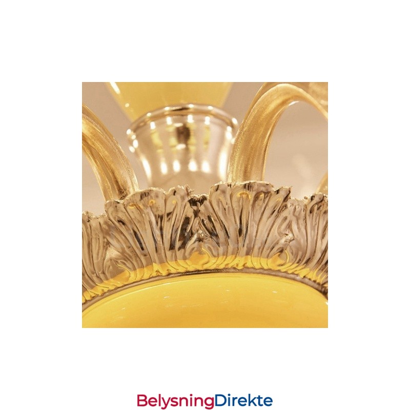 6 Lys Tradisjonell Klassisk Integrert Metall Luksuslysekrone