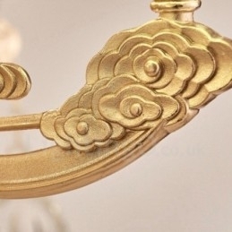 8-Lys Tradisjonell Klassisk Integrert Metalllysekrone