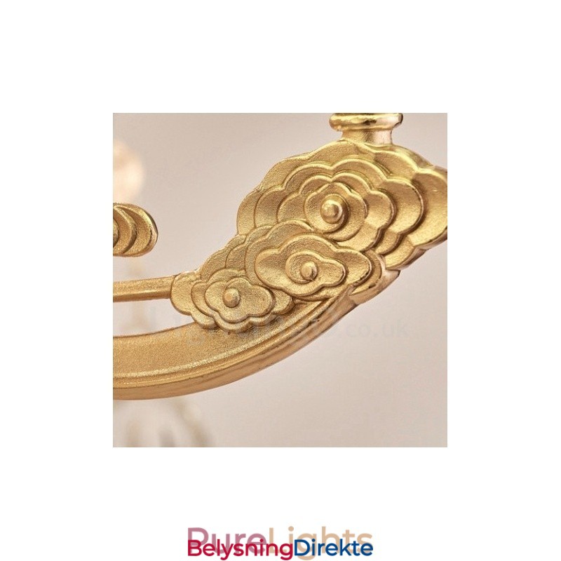 8-Lys Tradisjonell Klassisk Integrert Metalllysekrone