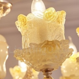 6 Lys Tradisjonell Klassisk Integrert Metalllysekrone