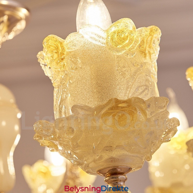 6 Lys Tradisjonell Klassisk Integrert Metalllysekrone