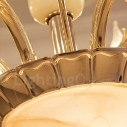 15-Lys Tradisjonell Klassisk Integrert Metalllysekrone