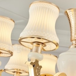 6 Lys Tradisjonell Klassisk Integrert Metall Luksuriøs Lysekrone