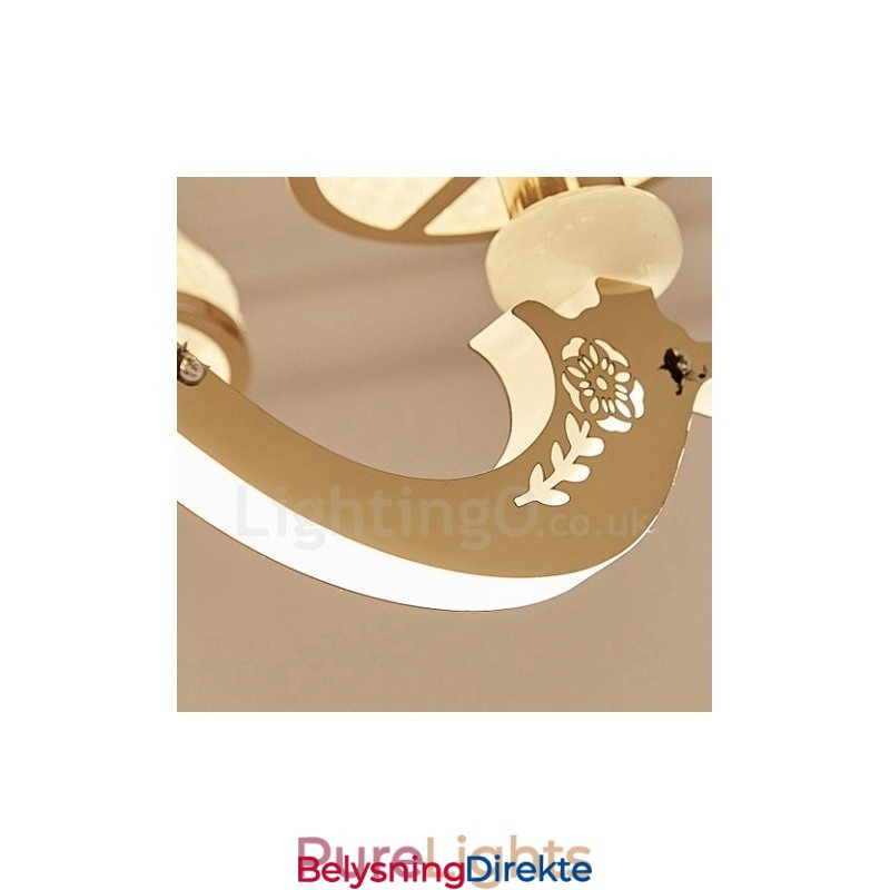 6 Lys Tradisjonell Klassisk Integrert Metall Luksuriøs Lysekrone