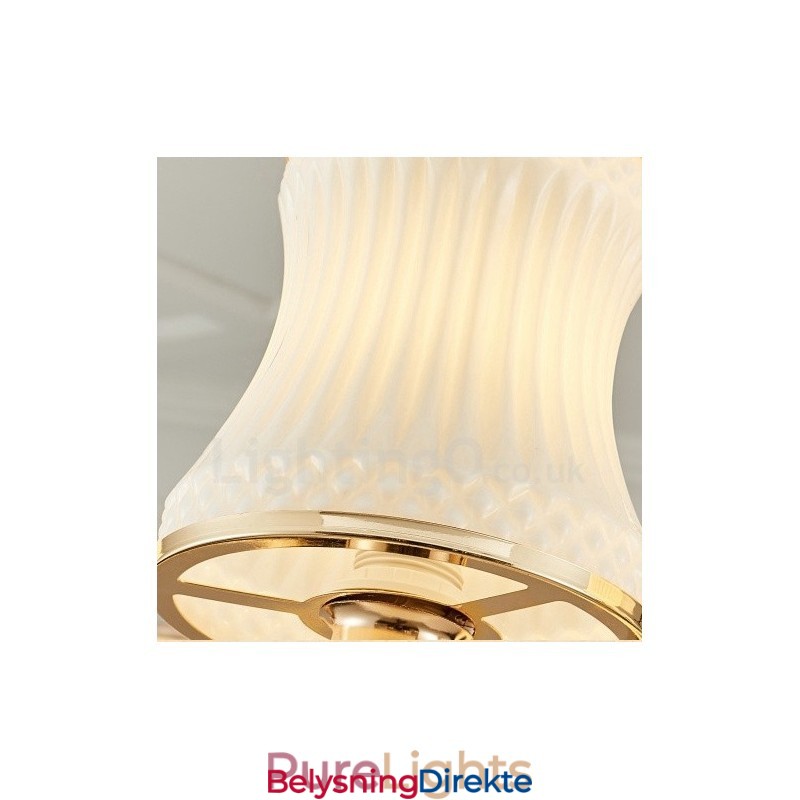 6 Lys Tradisjonell Klassisk Integrert Metall Luksuriøs Lysekrone