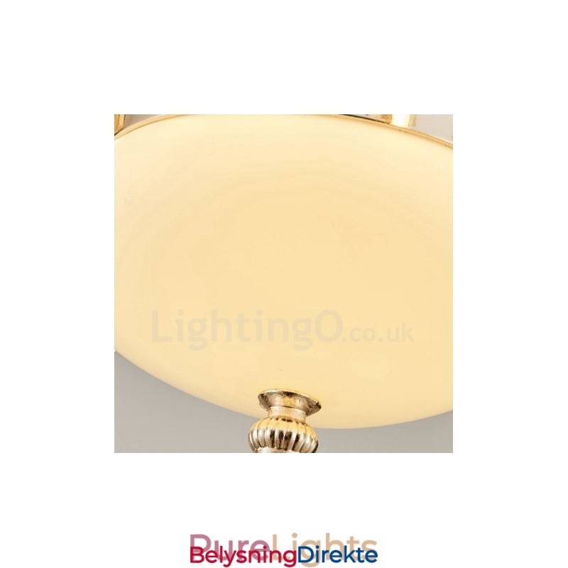 6 Lys Tradisjonell Klassisk Integrert Metall Luksuriøs Lysekrone