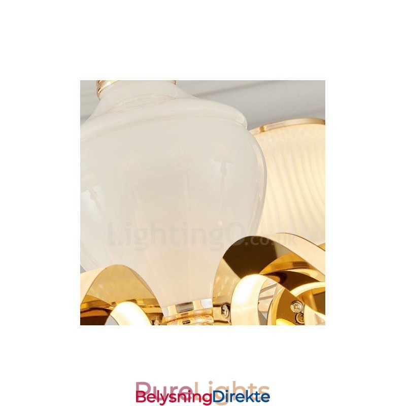 8-Lys Tradisjonell Klassisk Integrert Metalllysekrone