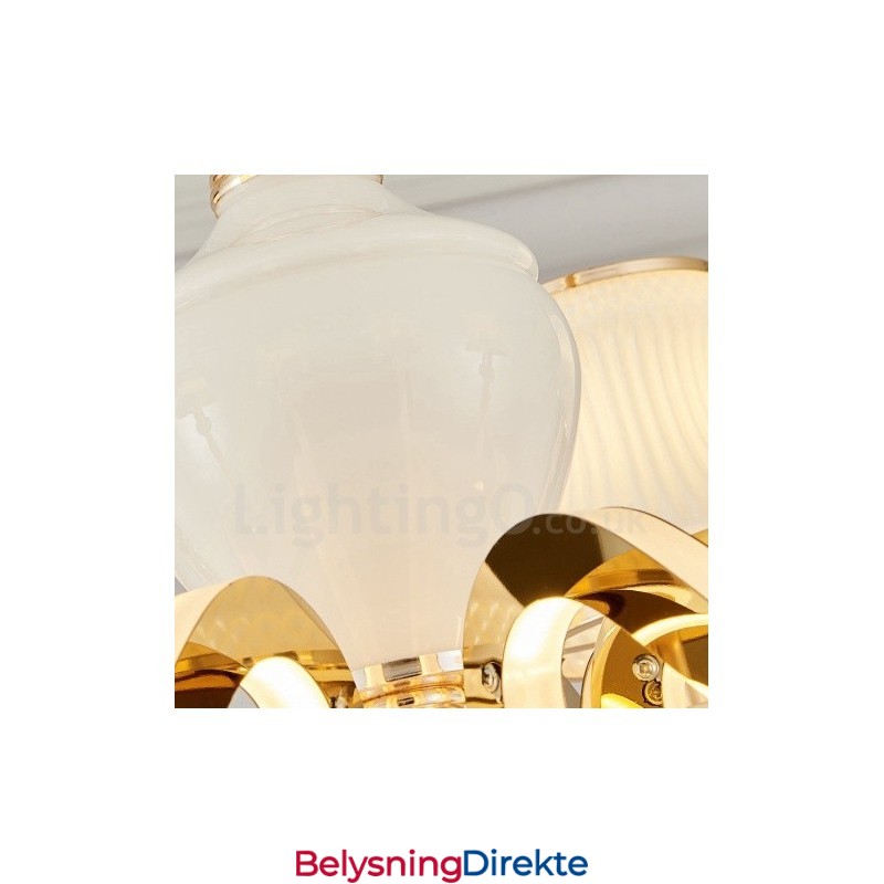 15-Lys Tradisjonell Klassisk Integrert Metalllysekrone