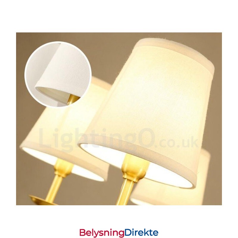 Integrert Metalllysekrone I Rustikk Lodge Med 6 Lys