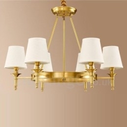 Integrert Metalllysekrone I Rustikk Lodge Med 6 Lys