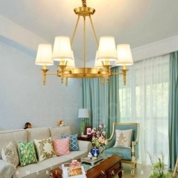 Integrert Metalllysekrone I Rustikk Lodge Med 6 Lys