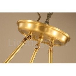 Integrert Metalllysekrone I Rustikk Lodge Med 6 Lys