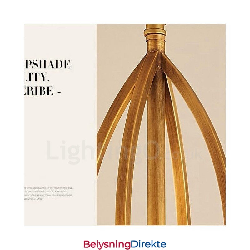 Integrert Metalllysekrone I Rustikk Lodgestil Med 5 Lys