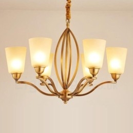 Integrert Metalllysekrone I Rustikk Lodge Med 6 Lys