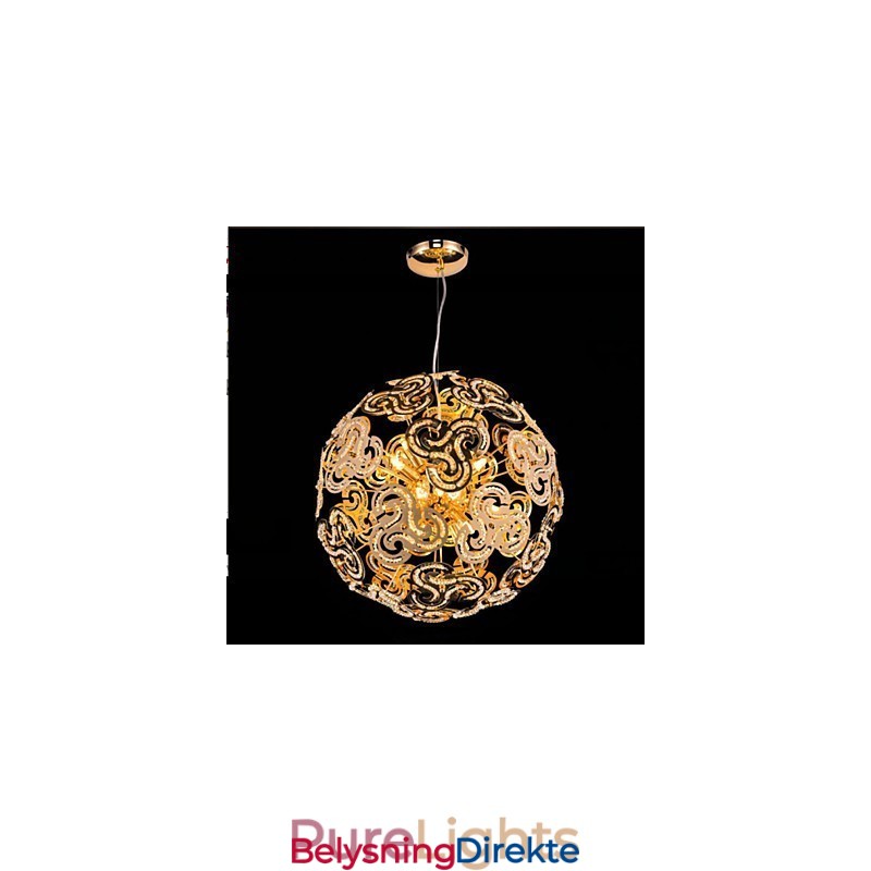 Enkel Moderne Lysekrone Krystallkule Globe Anhengslampe