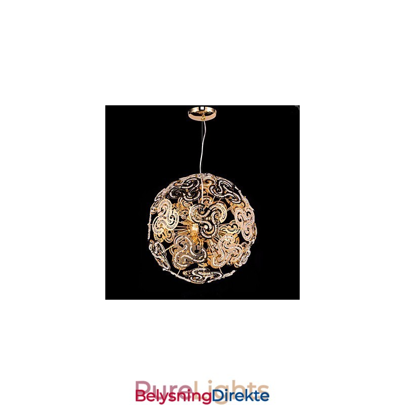 Enkel Moderne Lysekrone Krystallkule Globe Anhengslampe