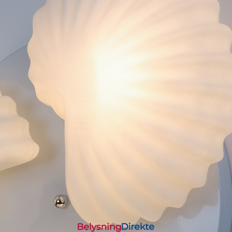 3-Lys Tradisjonell Klassisk Integrert Lysekrone Med Glassskjerm