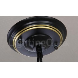 8-Lyss Rustik Lodge Integrert Metalllysekrone