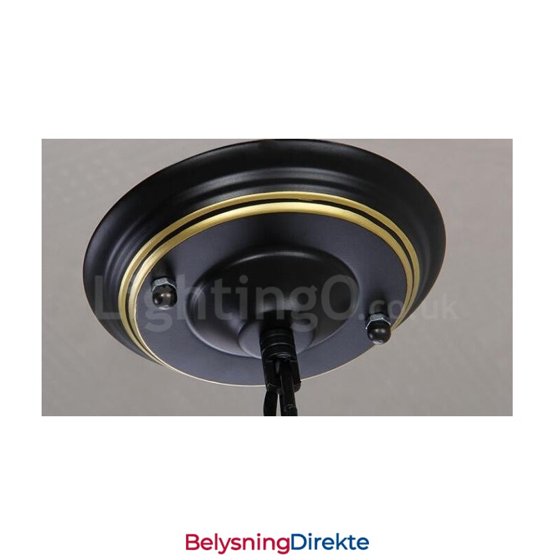 8-Lyss Rustik Lodge Integrert Metalllysekrone