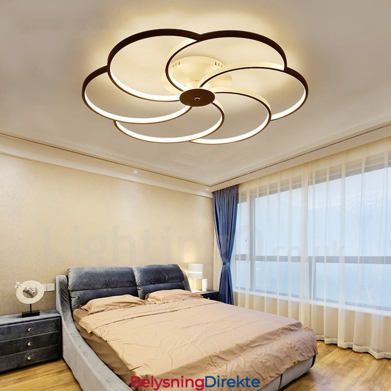 6 Lys Moderne Samtids Integrert Metalllysekrone