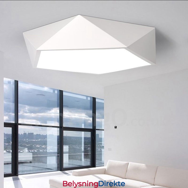 Moderne Samtids Integrert Integrert Metall Innfelt Lampe