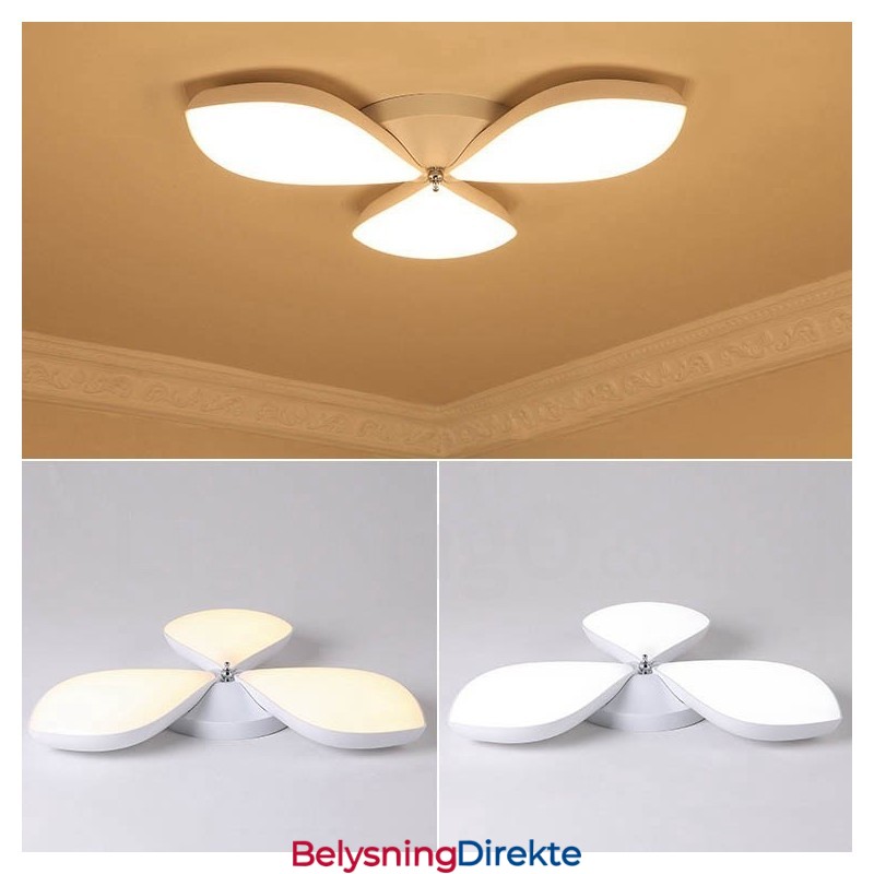 3-Lys Moderne Samtidskunst Integrert Metall Innfelt Lampe