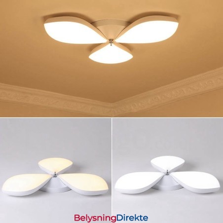 3-Lys Moderne Samtidskunst Integrert Metall Innfelt Lampe