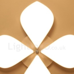 4-Lys Moderne Samtidskunst Integrert Metall Innfelt Lampe