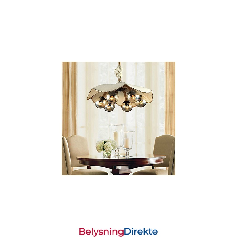 Lysekrone I Ministil I Vintage-Metall