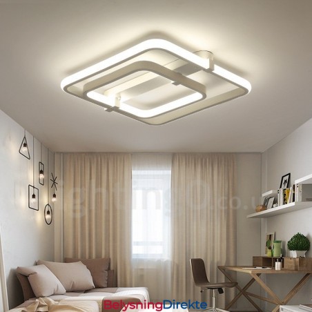 2-Ringers Moderne, Samtidskontemporær Integrert Innfelt Lampe