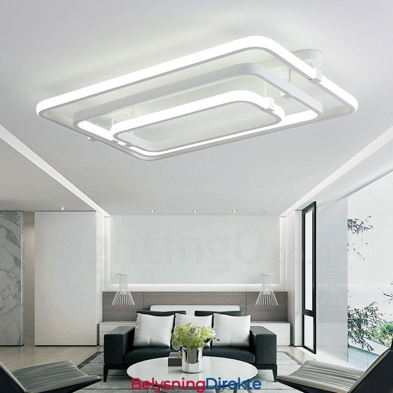 3-Ringers Moderne, Samtidskontemporær Integrert Innfelt Lampe