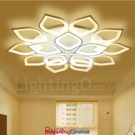 15 Lys Moderne Samtidskunst Integrert Innfelt Lampe