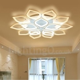 15 Lys Moderne Samtidskunst Integrert Innfelt Lampe