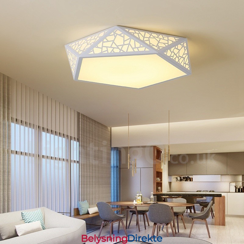 Moderne, Samtidskunstnerisk Integrert Innfelt Lampe